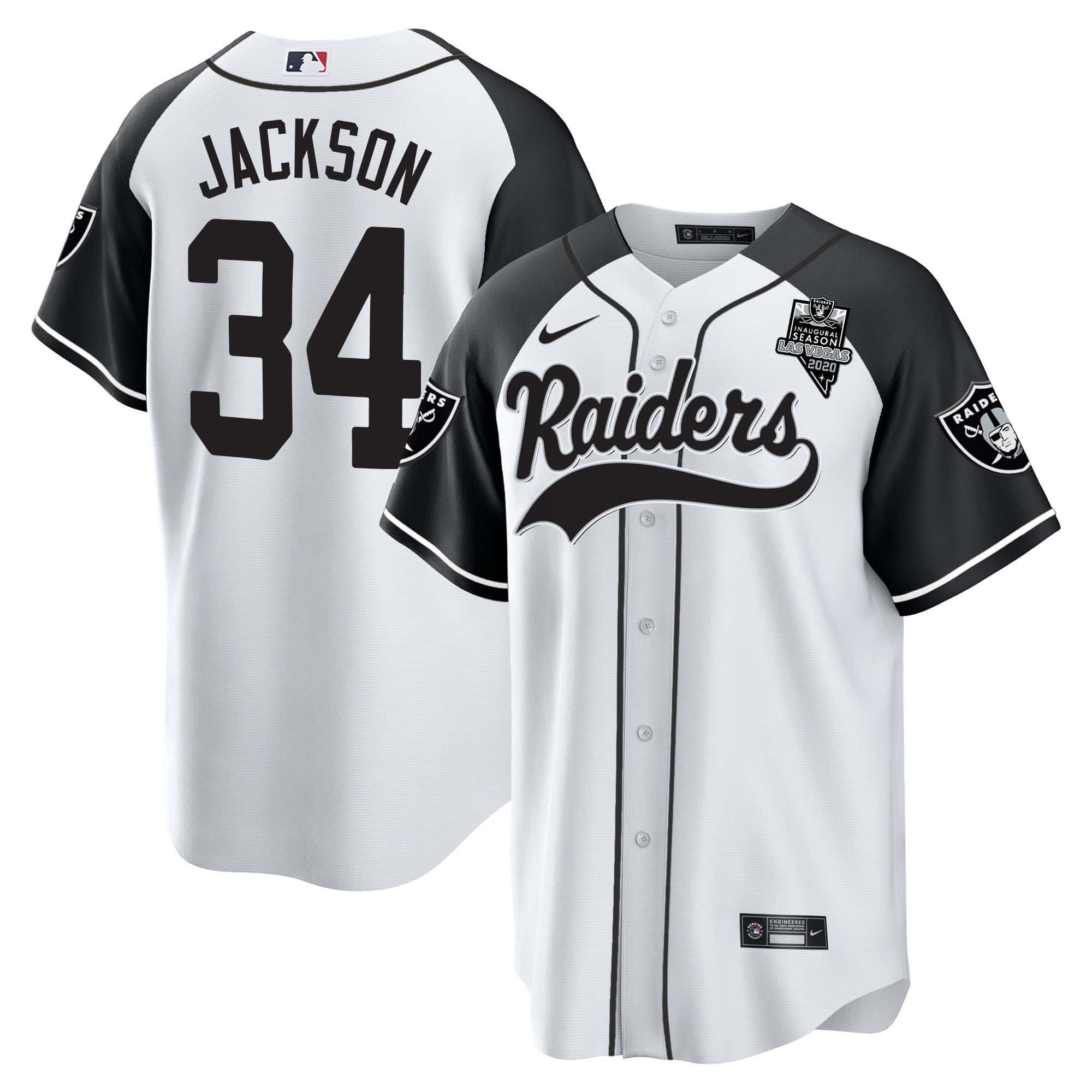 Men Oakland Raiders #34 Jackson White 2024 Nike Vapor Baseball NFL Jersey style 1->indianapolis colts->NFL Jersey